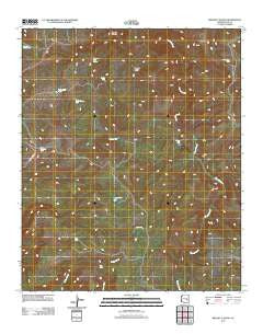Brushy Canyon Arizona Historical topographic map, 1:24000 scale, 7.5 X 7.5 Minute, Year 2011