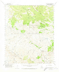 Bryce Mountain Arizona Historical topographic map, 1:62500 scale, 15 X 15 Minute, Year 1962