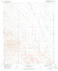 Buck Mountains SE Arizona Historical topographic map, 1:24000 scale, 7.5 X 7.5 Minute, Year 1970