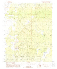 Buck Pasture Canyon Arizona Historical topographic map, 1:24000 scale, 7.5 X 7.5 Minute, Year 1988