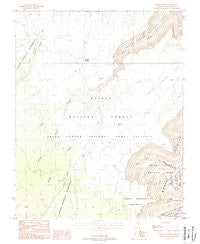 Buffalo Ranch Arizona Historical topographic map, 1:24000 scale, 7.5 X 7.5 Minute, Year 1988