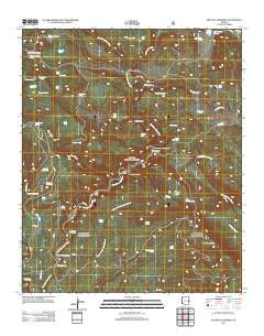 Buffalo Crossing Arizona Historical topographic map, 1:24000 scale, 7.5 X 7.5 Minute, Year 2011