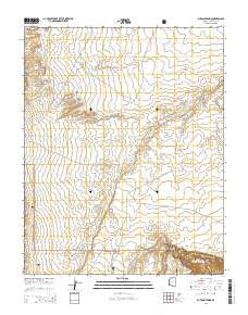 Buffalo Tanks Arizona Current topographic map, 1:24000 scale, 7.5 X 7.5 Minute, Year 2014