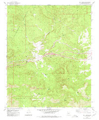 Bull Spring Arizona Historical topographic map, 1:24000 scale, 7.5 X 7.5 Minute, Year 1980