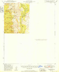 Bumblebee Arizona Historical topographic map, 1:62500 scale, 15 X 15 Minute, Year 1950
