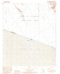 Butler Mountains Arizona Historical topographic map, 1:24000 scale, 7.5 X 7.5 Minute, Year 1990