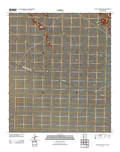 Butler Mountains Arizona Historical topographic map, 1:24000 scale, 7.5 X 7.5 Minute, Year 2011