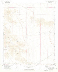 Butterfield Pass Arizona Historical topographic map, 1:24000 scale, 7.5 X 7.5 Minute, Year 1973