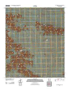 Butterfield Pass Arizona Historical topographic map, 1:24000 scale, 7.5 X 7.5 Minute, Year 2011