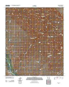 Bylas Arizona Historical topographic map, 1:24000 scale, 7.5 X 7.5 Minute, Year 2011