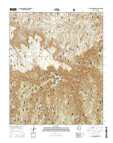 C.C. Cragin Reservoir Arizona Current topographic map, 1:24000 scale, 7.5 X 7.5 Minute, Year 2014
