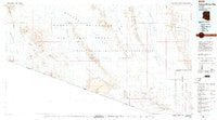Cabeza Prieta Mts Arizona Historical topographic map, 1:100000 scale, 30 X 60 Minute, Year 1980