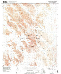 Cabeza Prieta Peak Arizona Historical topographic map, 1:24000 scale, 7.5 X 7.5 Minute, Year 1996