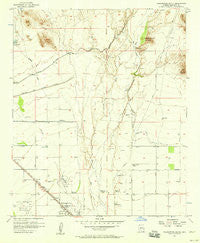 Calderwood Butte Arizona Historical topographic map, 1:24000 scale, 7.5 X 7.5 Minute, Year 1957