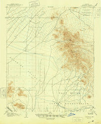 Camelback Arizona Historical topographic map, 1:62500 scale, 15 X 15 Minute, Year 1906