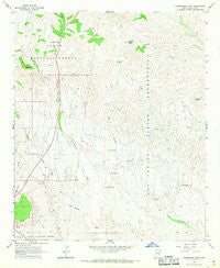 Cammerman Wash Arizona Historical topographic map, 1:24000 scale, 7.5 X 7.5 Minute, Year 1966