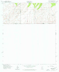 Campini Mesa Arizona Historical topographic map, 1:24000 scale, 7.5 X 7.5 Minute, Year 1958