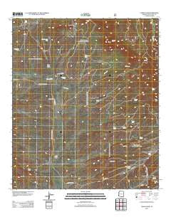 Canelo Pass Arizona Historical topographic map, 1:24000 scale, 7.5 X 7.5 Minute, Year 2012