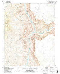 Cape Solitude Arizona Historical topographic map, 1:24000 scale, 7.5 X 7.5 Minute, Year 1988