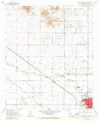 Casa Grande West Arizona Historical topographic map, 1:24000 scale, 7.5 X 7.5 Minute, Year 1965