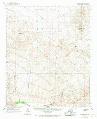 Castaneda Hills Arizona Historical topographic map, 1:62500 scale, 15 X 15 Minute, Year 1966