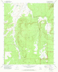 Castle Peak Arizona Historical topographic map, 1:24000 scale, 7.5 X 7.5 Minute, Year 1971