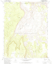 Cattle Canyon Arizona Historical topographic map, 1:24000 scale, 7.5 X 7.5 Minute, Year 1970