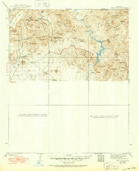 Cave Creek Arizona Historical topographic map, 1:125000 scale, 30 X 30 Minute, Year 1939