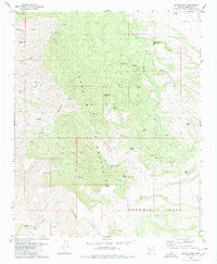 Cedar Basin Arizona Historical topographic map, 1:24000 scale, 7.5 X 7.5 Minute, Year 1980