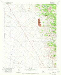 Cerbat Arizona Historical topographic map, 1:24000 scale, 7.5 X 7.5 Minute, Year 1968