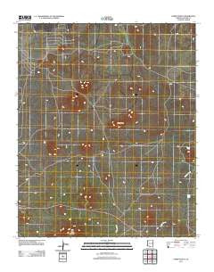 Cerro Hueco Arizona Historical topographic map, 1:24000 scale, 7.5 X 7.5 Minute, Year 2011