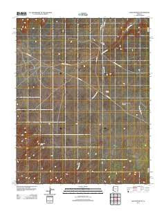 Chaiyahi Rim NE Arizona Historical topographic map, 1:24000 scale, 7.5 X 7.5 Minute, Year 2011