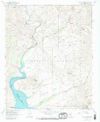 Chalk Mountain Arizona Historical topographic map, 1:24000 scale, 7.5 X 7.5 Minute, Year 1967