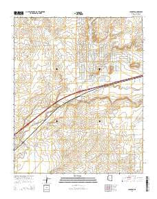 Chambers Arizona Current topographic map, 1:24000 scale, 7.5 X 7.5 Minute, Year 2014