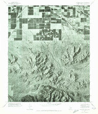Chandler Heights Arizona Historical topographic map, 1:24000 scale, 7.5 X 7.5 Minute, Year 1971