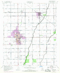 Chandler Arizona Historical topographic map, 1:24000 scale, 7.5 X 7.5 Minute, Year 1952