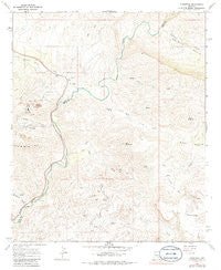 Christmas Arizona Historical topographic map, 1:24000 scale, 7.5 X 7.5 Minute, Year 1968