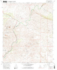 Christmas Arizona Historical topographic map, 1:24000 scale, 7.5 X 7.5 Minute, Year 1968