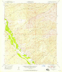 Clark Ranch Arizona Historical topographic map, 1:24000 scale, 7.5 X 7.5 Minute, Year 1948