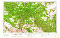 Clifton Arizona Historical topographic map, 1:250000 scale, 1 X 2 Degree, Year 1962