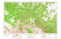 Clifton Arizona Historical topographic map, 1:250000 scale, 1 X 2 Degree, Year 1954
