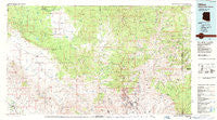 Clifton Arizona Historical topographic map, 1:100000 scale, 30 X 60 Minute, Year 1986