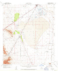 Cochise Arizona Historical topographic map, 1:62500 scale, 15 X 15 Minute, Year 1958