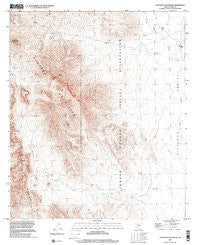 Coffeepot Mountain Arizona Historical topographic map, 1:24000 scale, 7.5 X 7.5 Minute, Year 1996