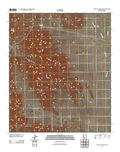 Coffeepot Mountain Arizona Historical topographic map, 1:24000 scale, 7.5 X 7.5 Minute, Year 2011