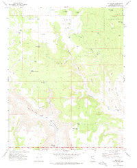 Cold Spring Arizona Historical topographic map, 1:24000 scale, 7.5 X 7.5 Minute, Year 1971