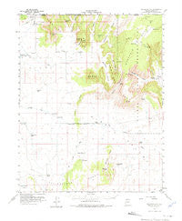 Colorado City Arizona Historical topographic map, 1:62500 scale, 15 X 15 Minute, Year 1954