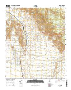 Congress Arizona Current topographic map, 1:24000 scale, 7.5 X 7.5 Minute, Year 2014
