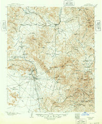 Congress Arizona Historical topographic map, 1:125000 scale, 30 X 30 Minute, Year 1904
