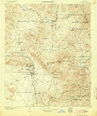 Congress Arizona Historical topographic map, 1:125000 scale, 30 X 30 Minute, Year 1904